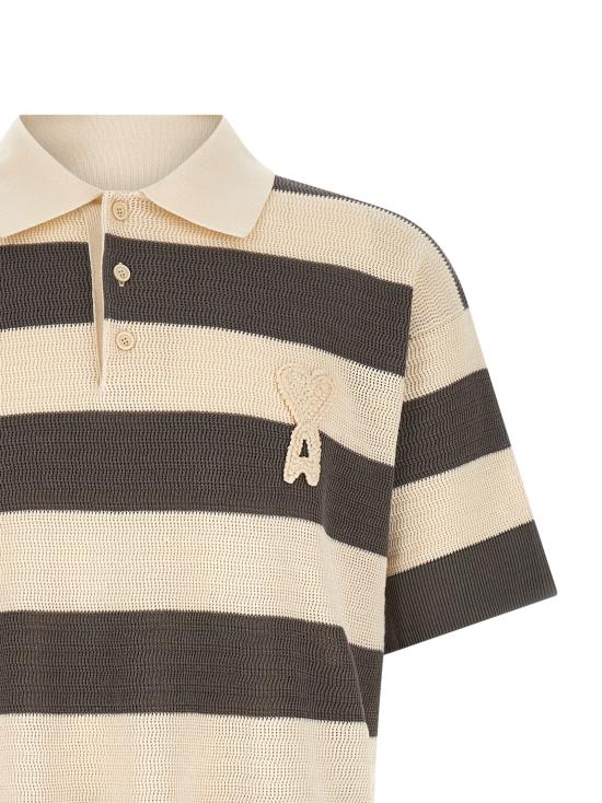 26SS 아미 폴로 티셔츠 HPL432KN0153A152 Gray - AMI