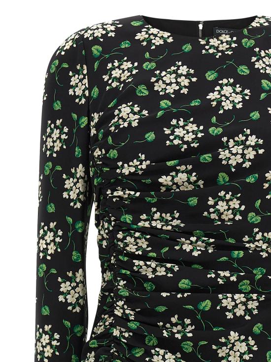 26SS 돌체앤가바나 미디 원피스 F664HTFSA85HX6BX Black - DOLCE & GABBANA