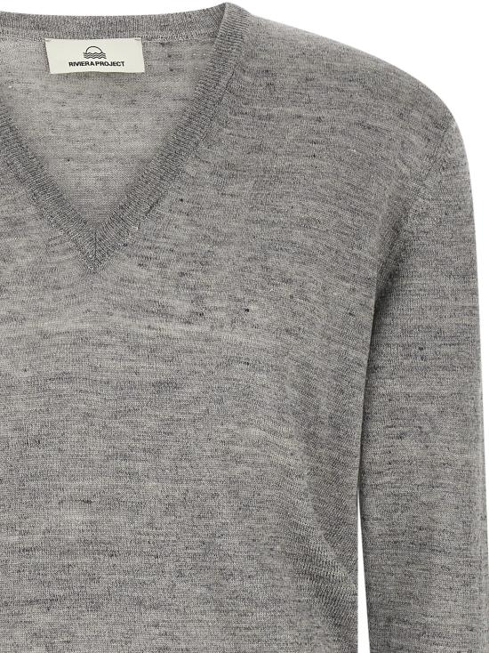 26SS 리비에라 프로젝트 스웨터 PR33180SO11 Gray - RIVIERA PROJECT