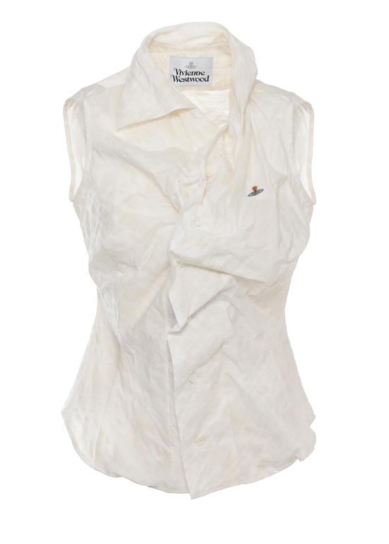 26SS 비비안웨스트우드 블라우스 15010067 W01ELA301 White