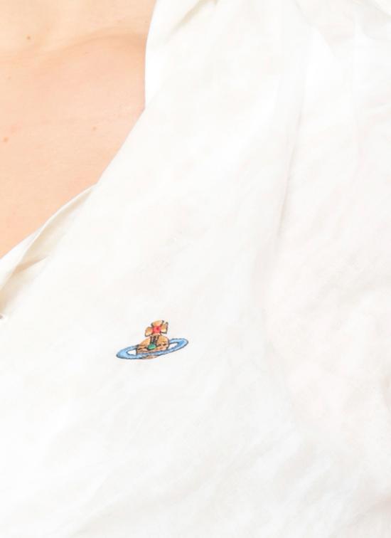26SS 비비안웨스트우드 블라우스 15010067 W01ELA301 White - VIVIENNE WESTWOOD