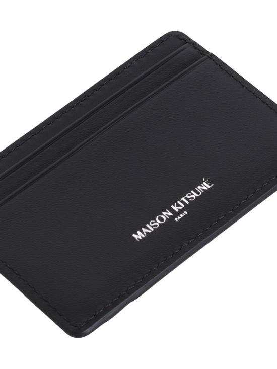 26SS 메종키츠네 명함지갑 QU05700LR0072 P199 BLACK - MAISON KITSUNE