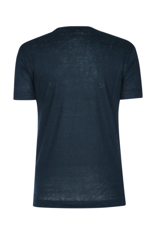 26SS 로로피아나 반팔 티셔츠 FAM8107 W000 BLUE NAVY - LORO PIANA