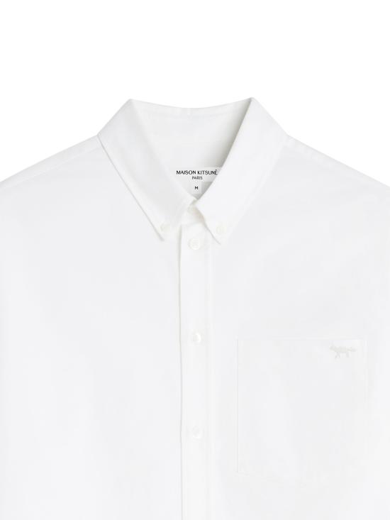 26SS 메종키츠네 긴팔 셔츠 QM00412WC5062 P100 White - MAISON KITSUNE