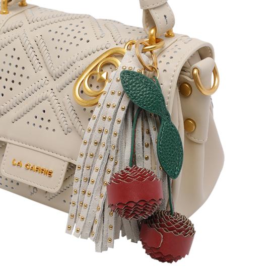 26SS 라캐리 숄더백 161PXS422LEA IVO White - LA CARRIE