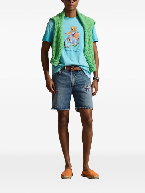 26SS 폴로 랄프로렌 반팔 티셔츠 710B16613 001 Clear Blue - POLO RALPH LAUREN