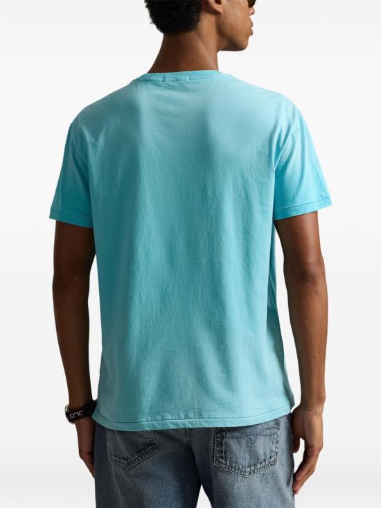 26SS 폴로 랄프로렌 반팔 티셔츠 710B16613 001 Clear Blue - POLO RALPH LAUREN