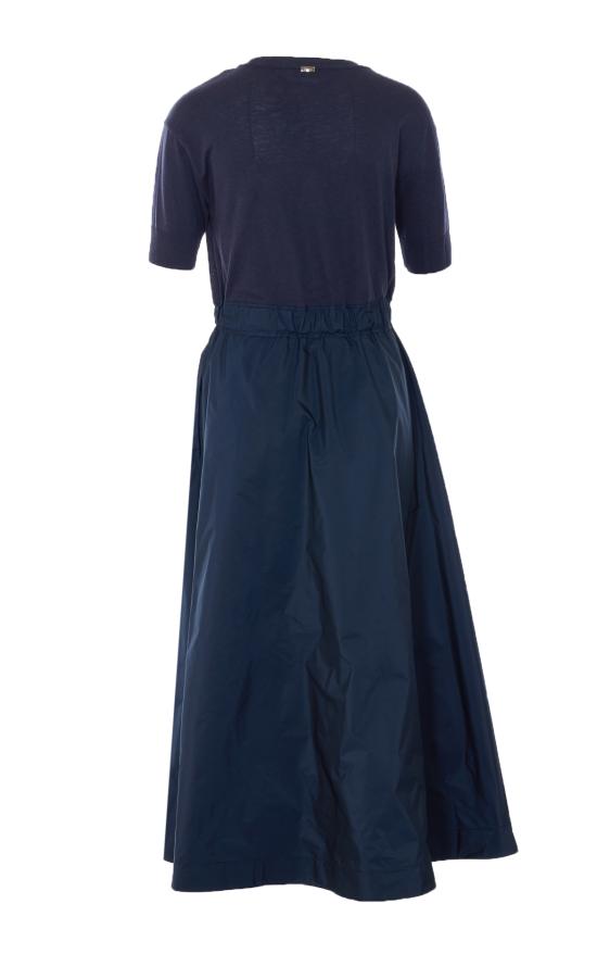 26SS 에르노 롱 원피스 AB000032D 520569200 Blue - HERNO