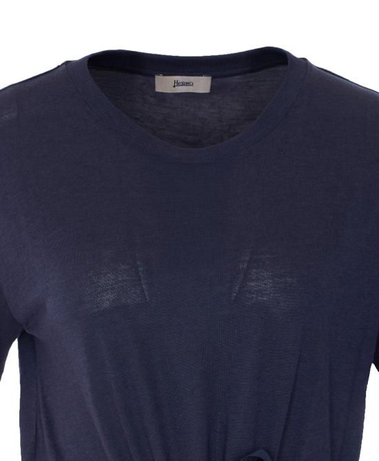 26SS 에르노 롱 원피스 AB000032D 520569200 Blue - HERNO