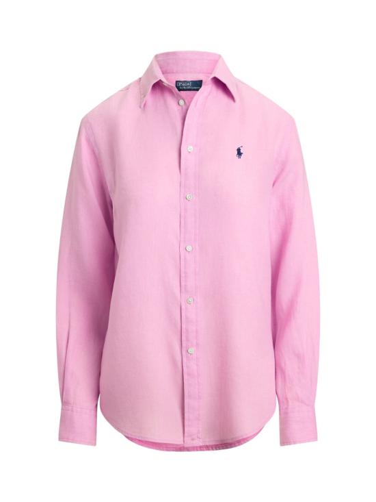 26SS 폴로 랄프로렌 포니 자수 리넨 셔츠 (211970730009) 211970730 514 Pink