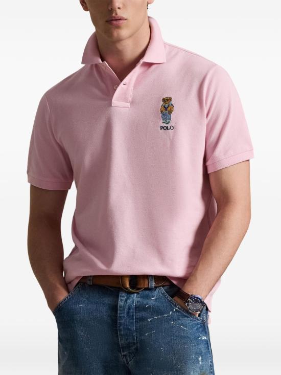 26SS 폴로 랄프로렌 폴로 티셔츠 710B16617 002 Pink - POLO RALPH LAUREN