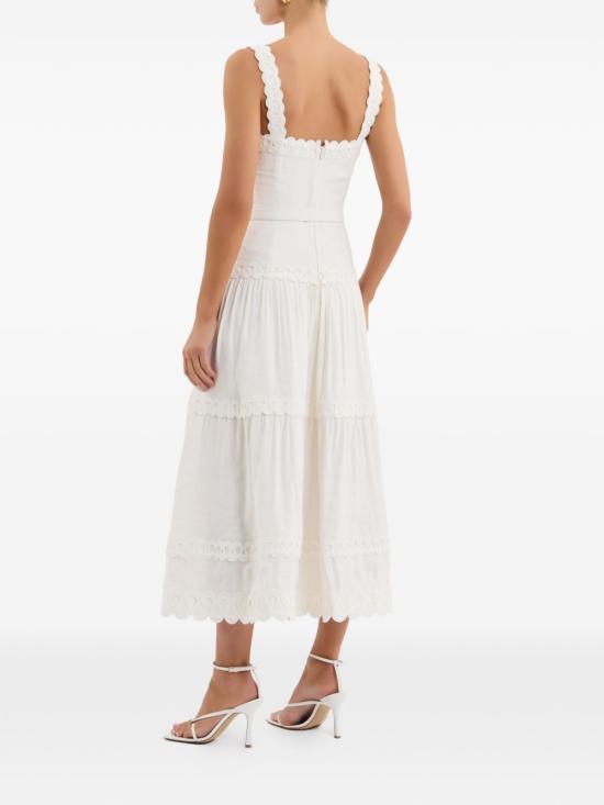 26SS 레베카 밸런스 미디 원피스 26011535 IVORY White - REBECCA VALLANCE