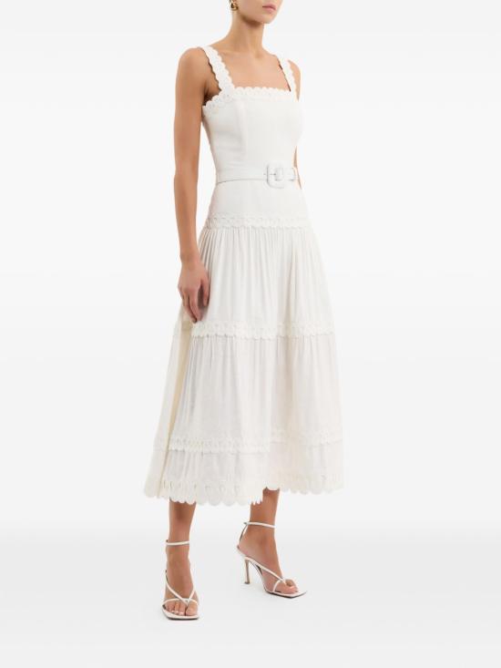 26SS 레베카 밸런스 미디 원피스 26011535 IVORY White - REBECCA VALLANCE