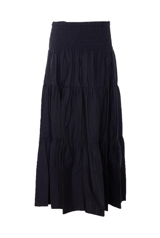 26SS 마이클 코어스 미디 스커트 MS673BFKLZ 001 Black - MICHAEL KORS