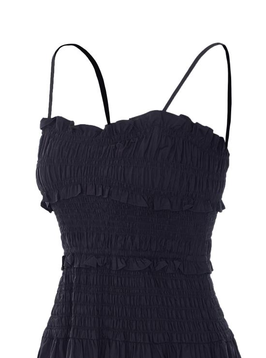 26SS 마이클 코어스 미디 원피스 MS683BFKLZ 001 Black - MICHAEL KORS