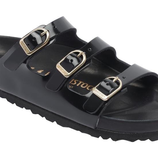 26SS 버켄스탁 뮬/슬리퍼 1029385 SHINE BLACK Black - BIRKENSTOCK