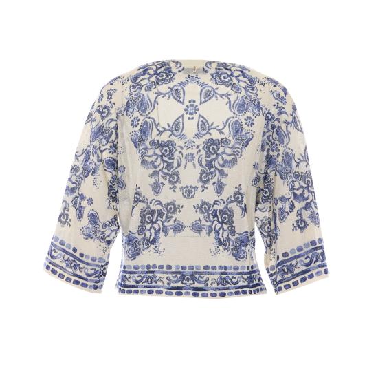 26SS 리우조 스웨터 CA6355MA71N P9652 White - LIU JO