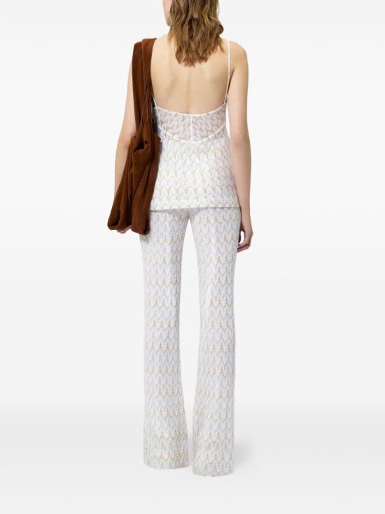 26SS 미소니 긴팔 티셔츠 DS26SK15BR015X S01LI Bianco - MISSONI