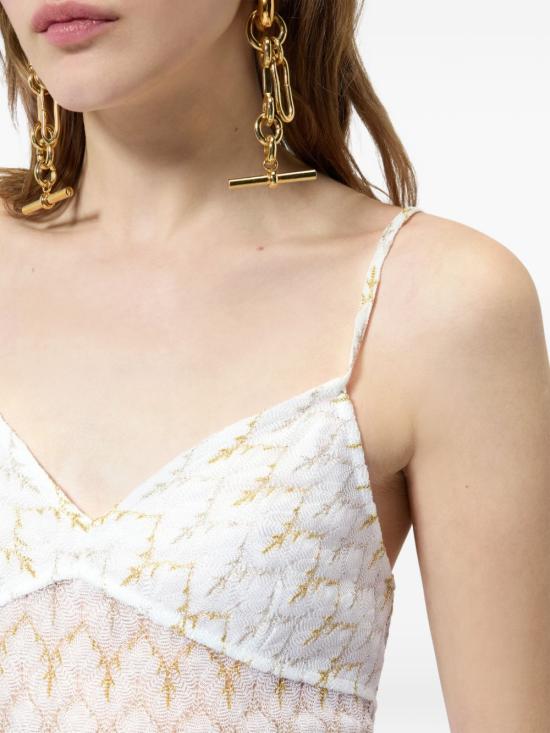 26SS 미소니 긴팔 티셔츠 DS26SK15BR015X S01LI Bianco - MISSONI