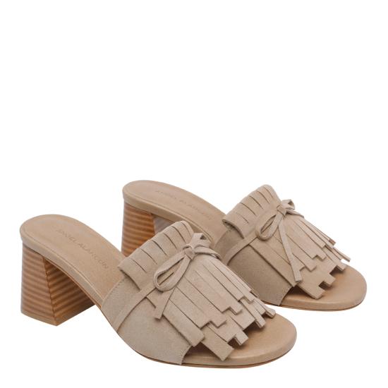 26SS 엔젤 알라르콘 뮬/슬리퍼 26074 609ALONDON BEIGE Beige - ANGEL ALARCON