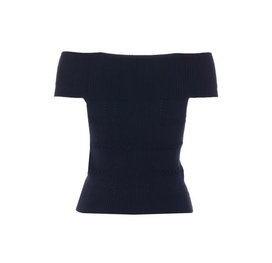 26SS 리우조 스웨터 CA6217MS55N 22222 Black - LIU JO