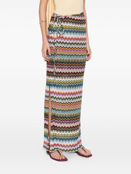 26SS 미소니 롱 스커트 MC26SH02BR014F SM9YJ MultiColour - MISSONI