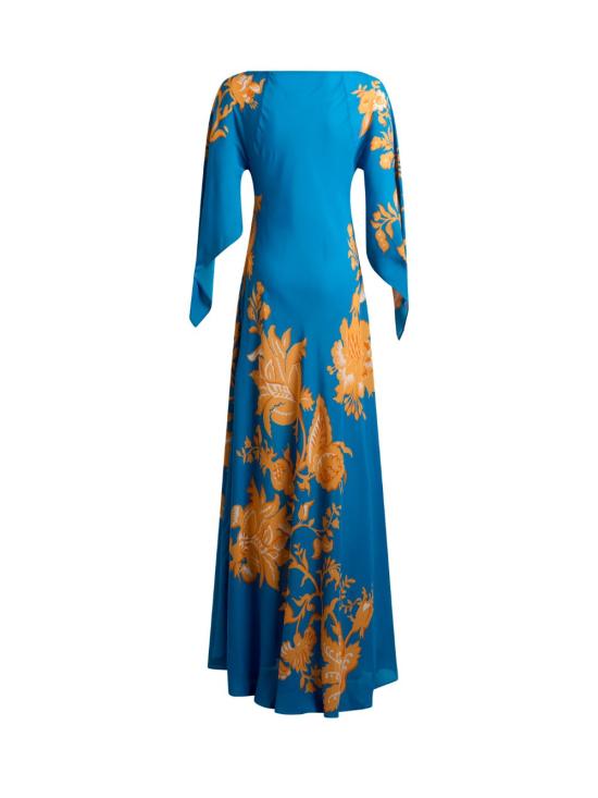 26SS 에트로 미디 원피스 WRPA0025AKF74 X0888 Clear Blue - ETRO