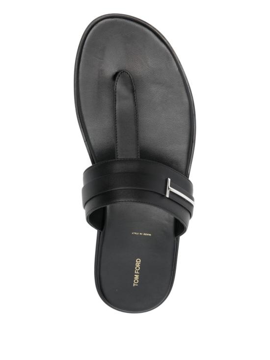 26SS 톰포드 뮬/슬리퍼 J1603LCL434S NAA Black - TOMFORD