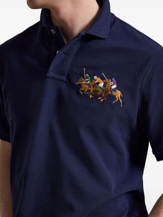 26SS 폴로 랄프로렌 폴로 티셔츠 710B14216 003 Blue - POLO RALPH LAUREN