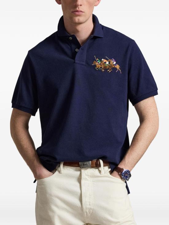 26SS 폴로 랄프로렌 폴로 티셔츠 710B14216 003 Blue - POLO RALPH LAUREN