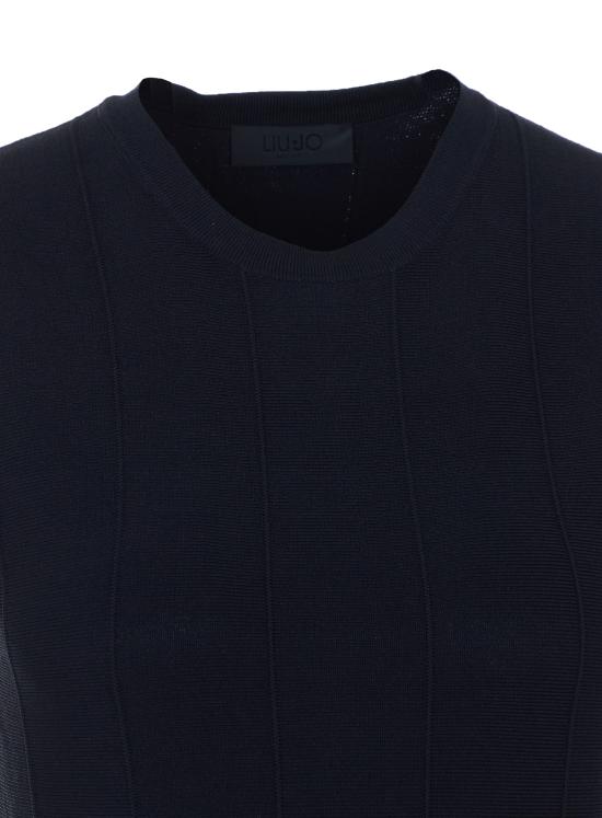 26SS 리우조 미디 원피스 CA6349MS55N 22222 Black - LIU JO