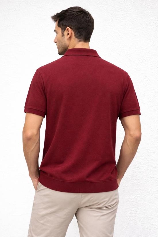 26SS 프랜지스 콜렉션 폴로 티셔츠 MA8352 BORDEAUX Bordeaux - FRANZESE COLLECTION