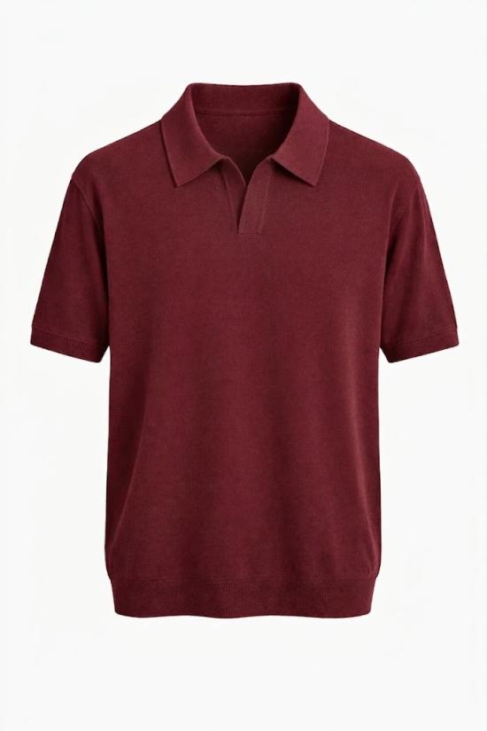 26SS 프랜지스 콜렉션 폴로 티셔츠 MA8352 BORDEAUX Bordeaux