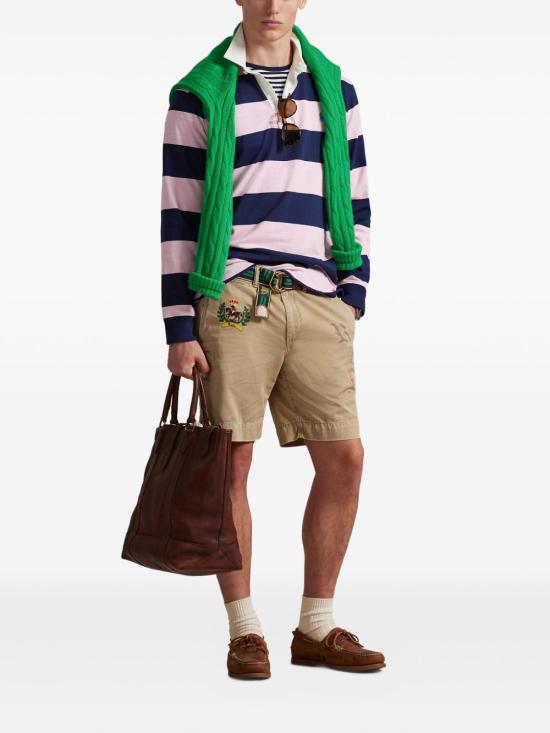 26SS 폴로 랄프로렌 아이코닉 럭비 셔츠 710717116 501 Pink - POLO RALPH LAUREN