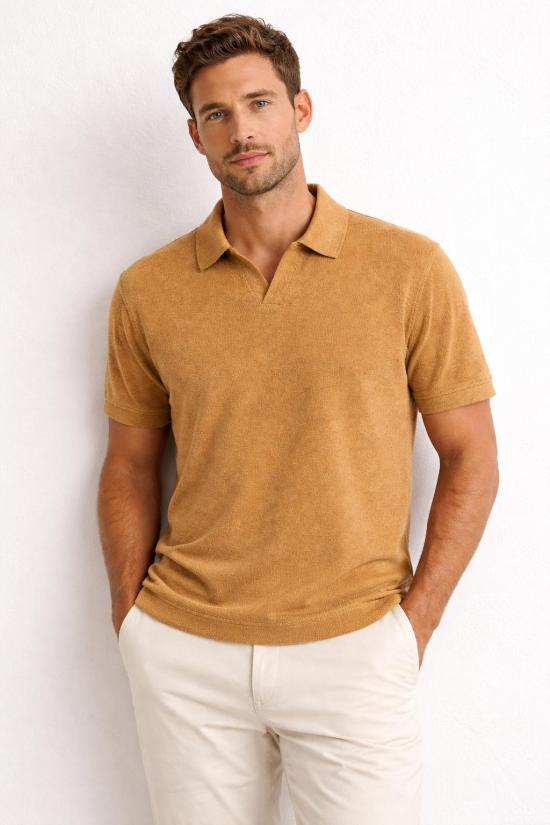 26SS 프랜지스 콜렉션 폴로 티셔츠 MA8352 BEIGE Beige - FRANZESE COLLECTION