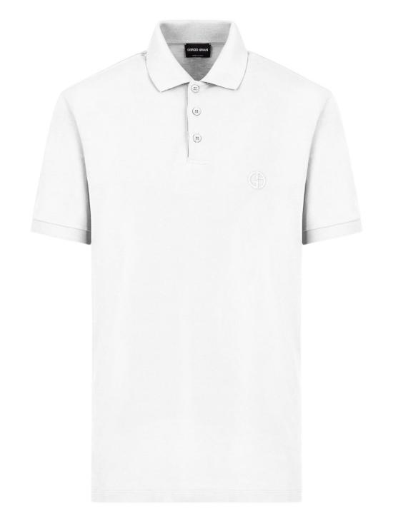 26SS 조르지오 아르마니 폴로 티셔츠 8NSF70 SJCNZU090 White