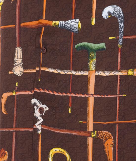 26SS 드롤드무슈 반팔 셔츠 SH230 VI033BN Brown - DROLE DE MONSIEUR