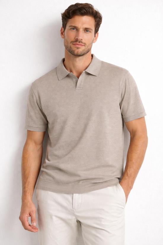 26SS 프랜지스 콜렉션 폴로 티셔츠 MA8352 ARGENTO Grey - FRANZESE COLLECTION