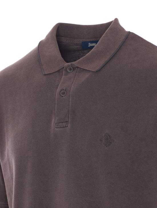 26SS 에르노 폴로 티셔츠 JPL00134U 540068800 Brown - HERNO