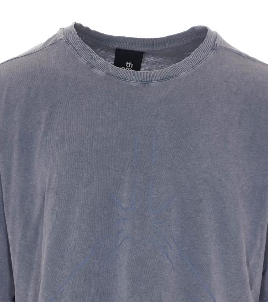 26SS 톰크롬 반팔 티셔츠 M TS 933 DARK USED GREY Dark used grey - THOM KROM