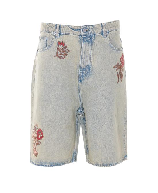 26SS 드롤드무슈 데님 숏팬츠 BS147 CO123DUS Blue