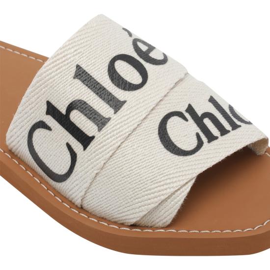 26SS 끌로에 뮬/슬리퍼 C22U188Z3 101 White - CHLOE