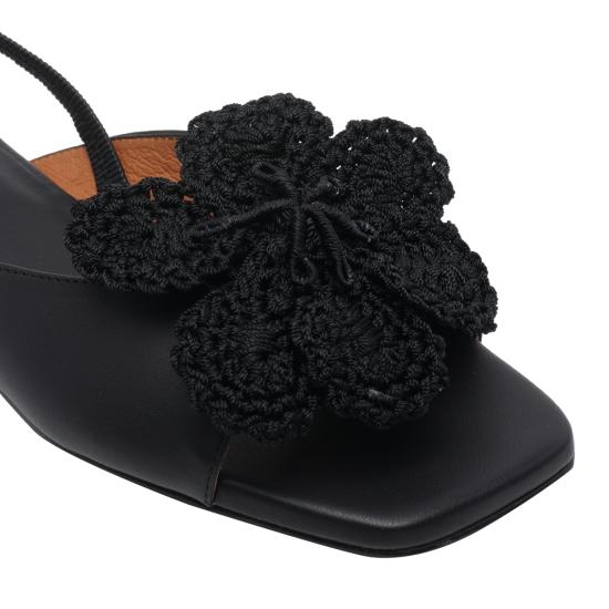 26SS 엔젤 알라르콘 플랫 슈즈 26027 016JSETA NEGRO Black - ANGEL ALARCON