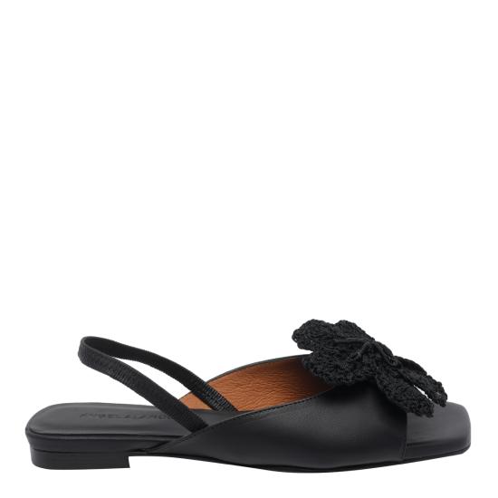 26SS 엔젤 알라르콘 플랫 슈즈 26027 016JSETA NEGRO Black