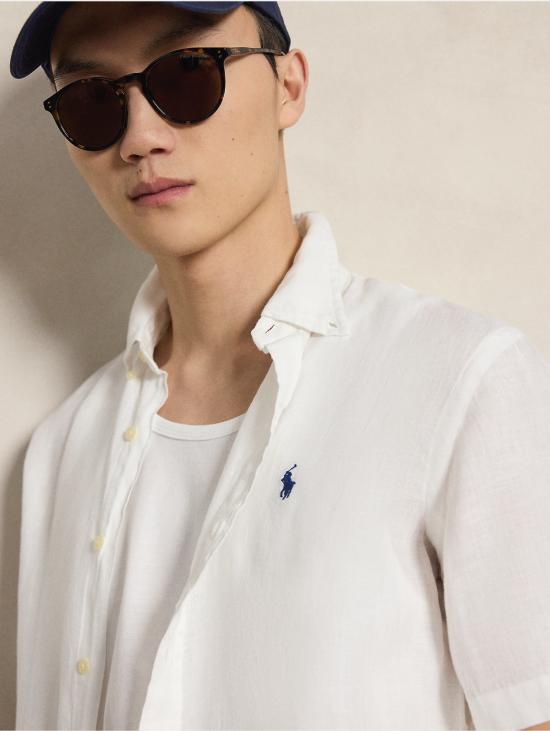 26SS 랄프 로렌 반팔 셔츠 710968912500 - RALPH LAUREN