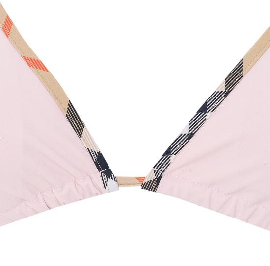 26SS 버버리 체크 트리밍 비키니 탑 8123666 C2989 - BURBERRY