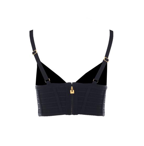 26SS 엘리자베타프랜치 긴팔 티셔츠 TK82D62E2 110 Black - ELISABETTA FRANCHI