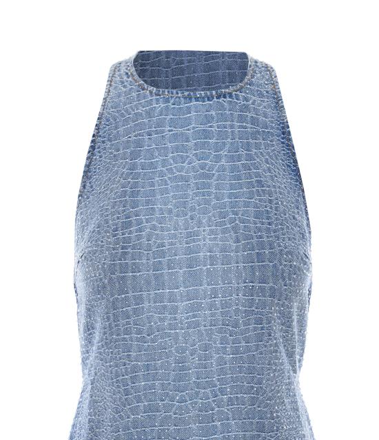 26SS 셀프 포트레이트 미디 원피스 804S BLUE Blue - SELF PORTRAIT