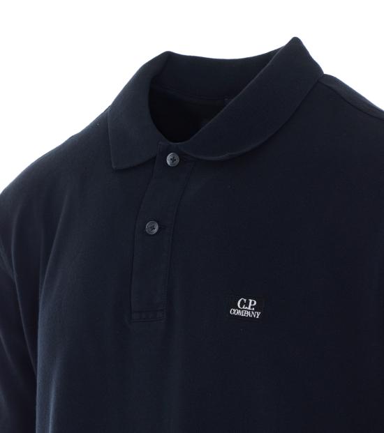 26SS 씨피 컴퍼니 폴로 티셔츠 20CMPL288A 006263G999 Black - C.P. COMPANY