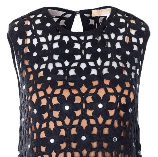 26SS 마이클 코어스 미디 원피스 MS683CWKNE 001 Black - MICHAEL KORS